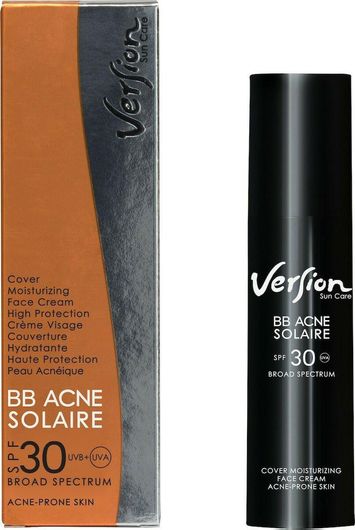 Αντηλιακή Κρέμα Προσώπου Version BB Acne Solaire SPF30 με Χρώμα 50ml