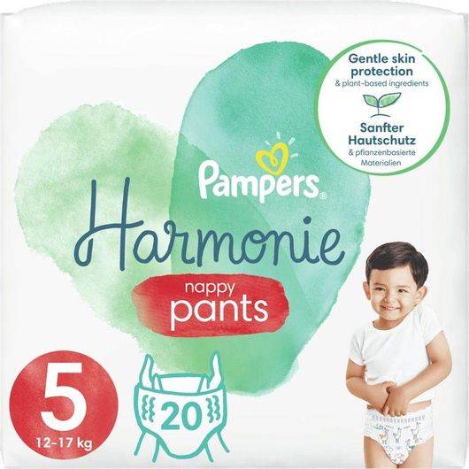 Πάνες Βρακάκι Pampers Harmonie Pants No.5 για 12-17kg 20τμχ