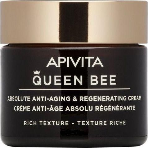 Κρέμα Προσώπου Apivita Queen Bee Absolute Anti Aging & Regenerating Rich Ενυδατική & Αντιγηραντική Ημέρας για Ξηρές Επιδερμίδες 50ml