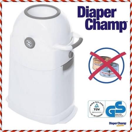 Κάδος Απόρριψης Παιδικής Πάνας , Diaper Champ medium ( 50 πανες )
