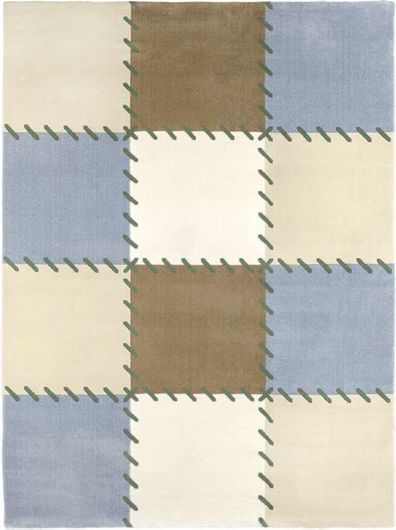 Παιδικό Χαλί Saint Clair Paris Patchwork Συνθετικό 150x200cm Γαλάζιο