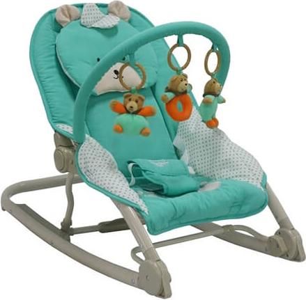 Ρηλάξ Μωρού Bebe Stars Deluxe 313-201 Aqua