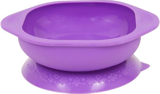 Βρεφικό Μπωλ Σιλικόνης Marcus & Marcus Φαλαινίτσα 1τμχ Μωβ