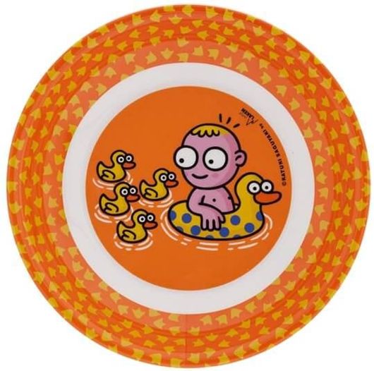 Βρεφικό Πιάτο Μελαμίνης Laken Epatado Orange 1τμχ Πορτοκαλί