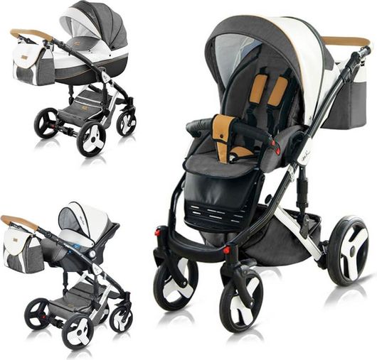 Milu Kids -παιδικό καρότσι- πολυκαρότσο, 3 σε 1 -STARLET 3 IN 1  σχέδιο ST45(MKM3ST45)