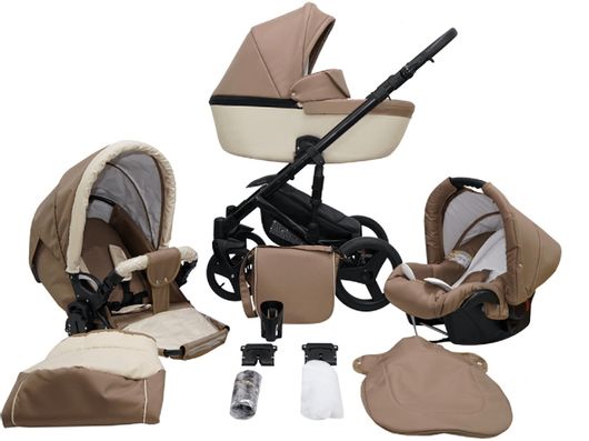 ΠΟΛΥΣΥΣΤΗΜΑ ΜΕΤΑΦΟΡΑΣ ITALIAN DESING Premium 3 in 1 της PROBABY BEIGE