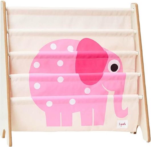 3 sprouts Book Rack - παιδικός οργανωτής βιβλίων ELEPHANT 0317-IRKELE