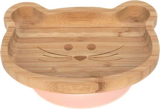 Βρεφικό Πιάτο Bamboo Lassig Little Chums Mouse 1τμχ Καφέ