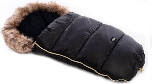 Ποδόσακος Καροτσιού Tuttolina Universal Μαύρο & Καφέ TK-SB01