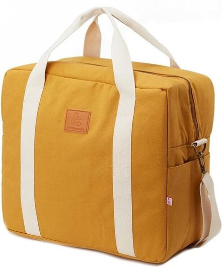 Τσάντα Αλλαξιέρα Μαιευτηρίου και Παιδική My Bag's Happy Family Ochre