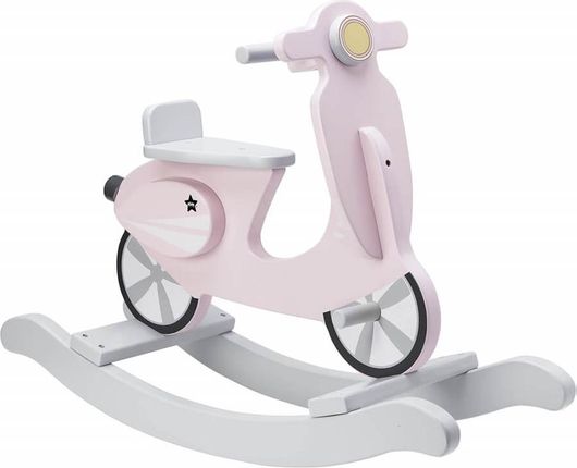 Ξύλινο Παιχνίδι Κουνιστό Kids Concept Σκούτερ 74x24x53cm Ροζ