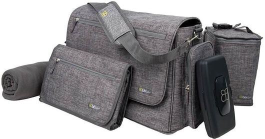 Τσάντα Αλλαξιέρα Bbluv Ώμου & Χειρός Ultra Γκρι