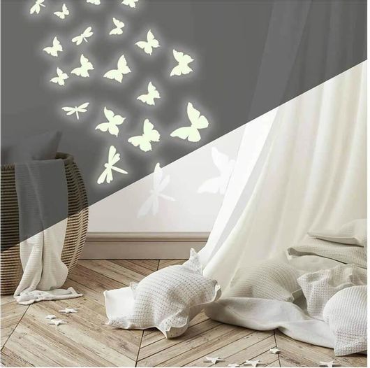 RoomMates Αυτοκόλλητα τοίχου  Πεταλούδες  RΜΚ1706