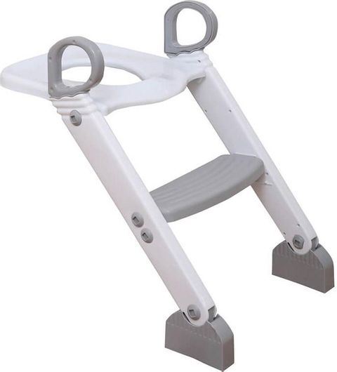 DreamBaby Εκπαιδευτικό κάθισμα τουαλέτας με σκαλοπάτι Step up Grey/White  BR75176