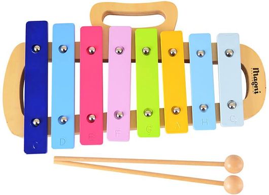 Magni Ξύλινο Μεταλλόφωνο με 8 Νότες & Μπαγκέτες MGN1391