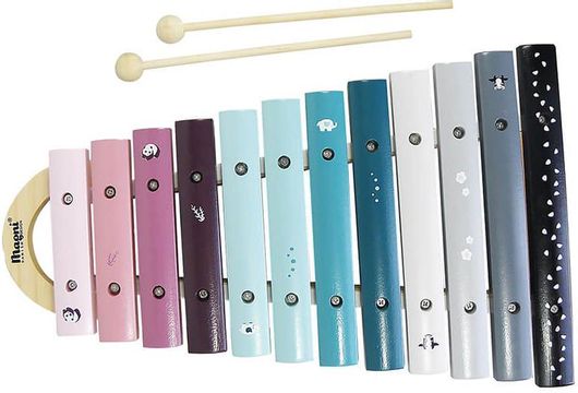 Magni Ξύλινο Μεταλλόφωνο με 12 Νότες & Μπαγκέτες MGN1233