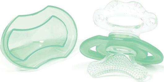 Μασητικό Σιλικόνης BabyOno 3 + Μηνών 1 τμχ Πράσινο