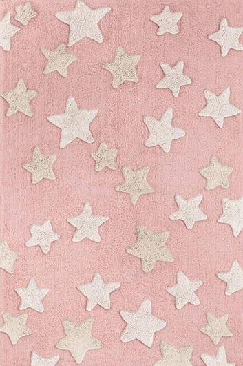 Παιδικό Χαλί Guy Laroche Night Sky Βαμβακερό 130x180cm Ροζ