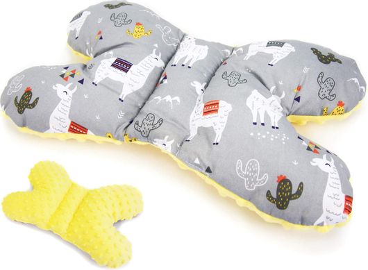 Μαξιλαράκι Καροτσιού BabyCute Yellow Alpaca