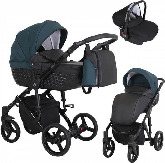 Kunert Tiaro Πολυκαρότσι 3 in 1 Petrol Black