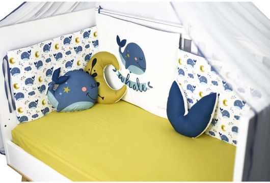 Bebe Stars Διακοσμητικά μαξιλαράκια Whale 202-310