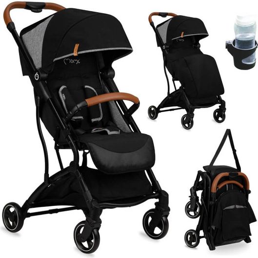 Momi Ofra Βρεφικό Καρότσι με Δώρο Ποδόσακο Μαύρο