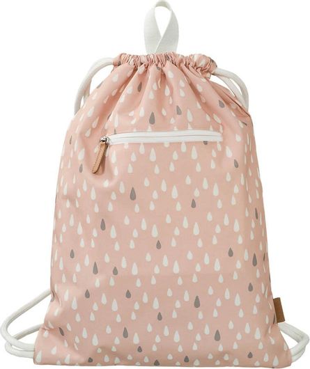 Τσάντα κολυμβητηρίου Fresk 38x27εκ - Drops pink Ροζ