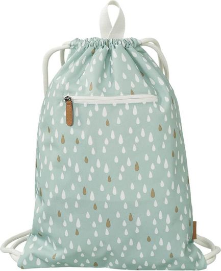 Τσάντα κολυμβητηρίου Fresk 38x27εκ - Drops blue Μπλε