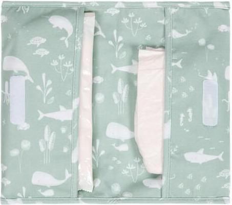 Φορητή Θήκη για Πάνες Little Dutch 31x25cm Ocean Mint