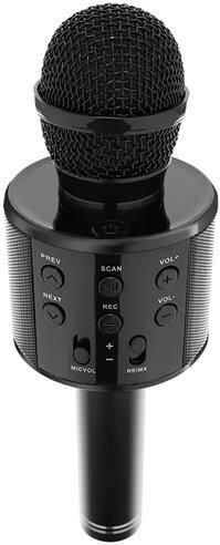 Karaoke Ασύρματο Μικρόφωνο με Ηχείο Μαύρο