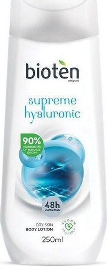 Lotion Σώματος Bioten Supreme Hyaluronic Ενυδατική με Υαλουρονικό Οξύ για Ξηρές Επιδερμίδες 250ml