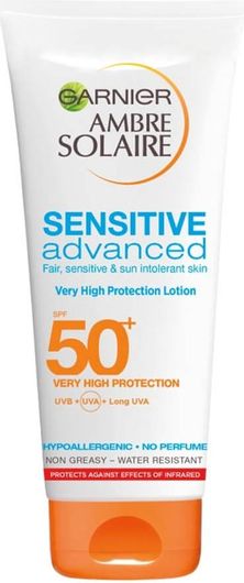 Αντηλιακή Λοσιόν Σώματος Garnier Ambre Solaire Sensitive Advanced SPF50 200ml