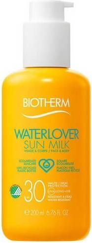 Αντηλιακή Κρέμα Σώματος Biotherm Waterlover Sun Milk Αδιάβροχη SPF30 200ml