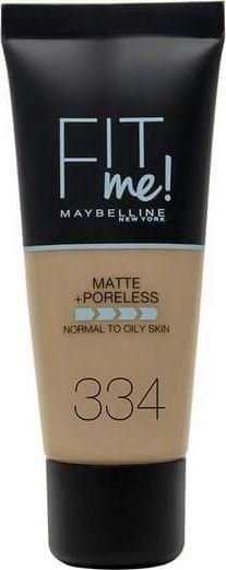 Maybelline Fit Me Matte + Poreless Liquid Make Up 334 Warm Tan 30ml
