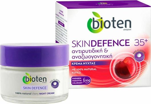 Κρέμα Προσώπου Bioten Skin Defence Νυκτός για Ενυδάτωση & Αντιγήρανση με Κολλαγόνο 50ml