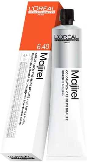 Μόνιμη Βαφή Μαλλιών L'Oreal Majirouge Rubinale 6.40 Ξανθό Σκούρο Έντονο Χάλκινο