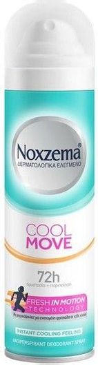 Noxzema Cool Move Antiperspirant Αποσμητικό 72h σε Spray 150ml