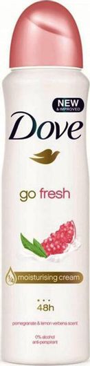 Αποσμητικό Dove Go Fresh 48h Pomegranate & Lemon Verbena Spray 150ml