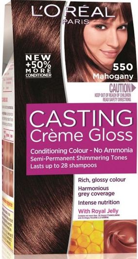 L'Oreal Paris Casting Creme Gloss Προσωρινή Βαφή Μαλλιών Χωρίς Αμμωνία 550 Akazou 48ml