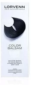Lorvenn Color Balsam Προσωρινή Βαφή Μαλλιών Χωρίς Αμμωνία 101 Μαύρο 60ml