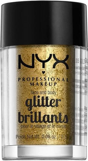 Glitter Nyx Professional Makeup Face & Body 2.5gr 05 Gold