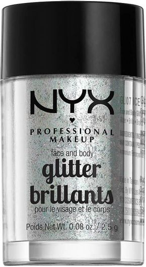 Πούδρα Nyx Professional Makeup Face & Body Glitter 2.5gr 07 Ice