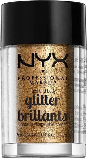 Πούδρα Nyx Professional Makeup Face & Body Glitter 2.5gr 08 Bronze