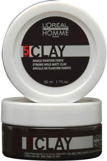 Κερί Μαλλιών L'Oreal Professionnel Homme Clay Force 5 50ml