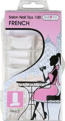 Κασετίνα Νυχιών Ro Ro Accessories Λευκά 100 Τεμάχια