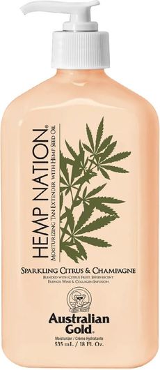 Australian Gold Hemp Nation® Sparkling Citrus & Champagne Moisturizing Tan Extender 535ml