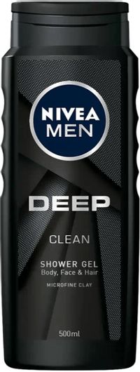 Nivea Men Deep Clean Shower Gel 500ml
