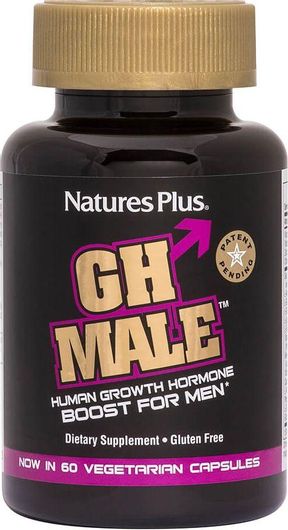 Nature's Plus GH Male Συμπλήρωμα για Λίμπιντο & Ενίσχυση της Τεστοστερόνης 60 Κάψουλες