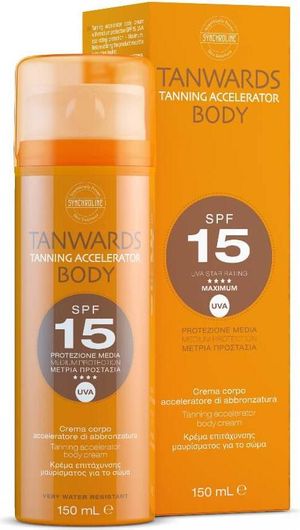 Αντηλιακό Σώματος Synchroline Tanwards Tanning Accelerator Body Cream SPF15 150ml