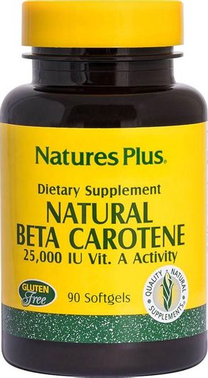 Nature's Plus Βιταμίνη για τo Δέρμα 25000iu 90 Μαλακές Κάψουλες